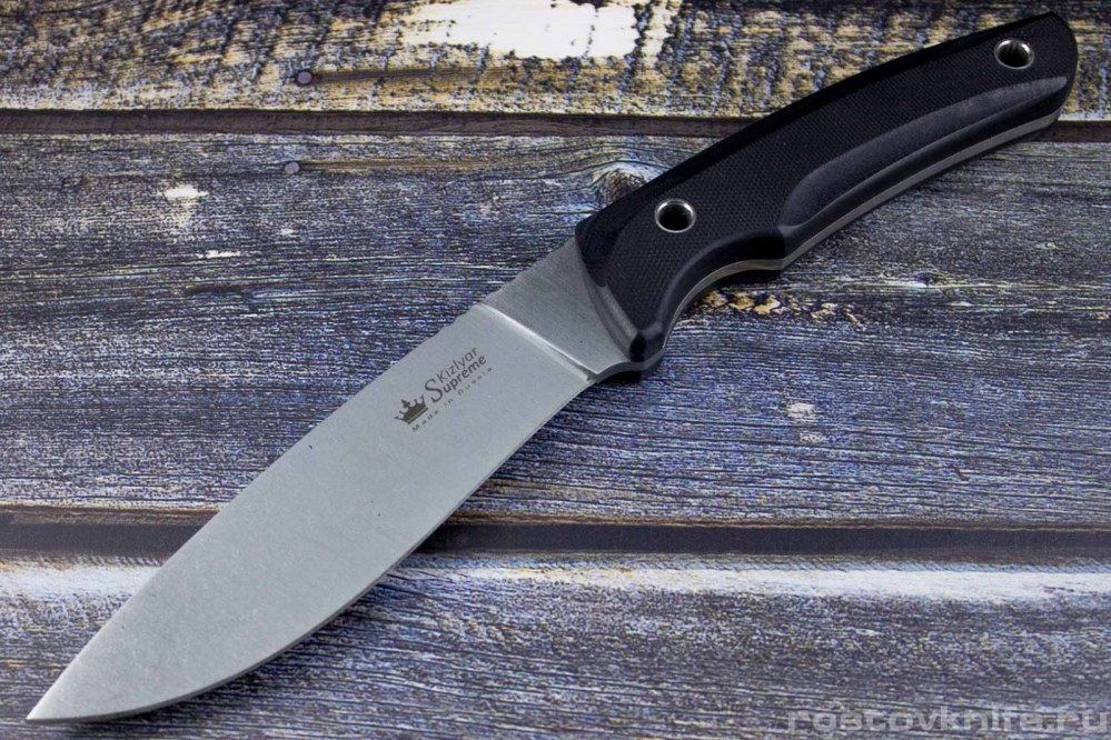 Savage AUS-8 S+SW (Satin+SW, G-10) , Kizlyar Supreme